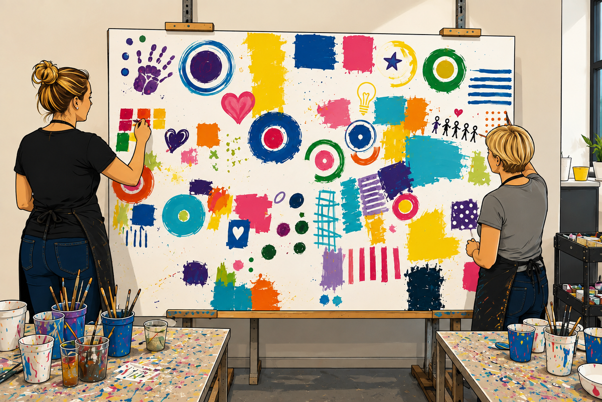 XXL Team Canvas | kreatives Team Event