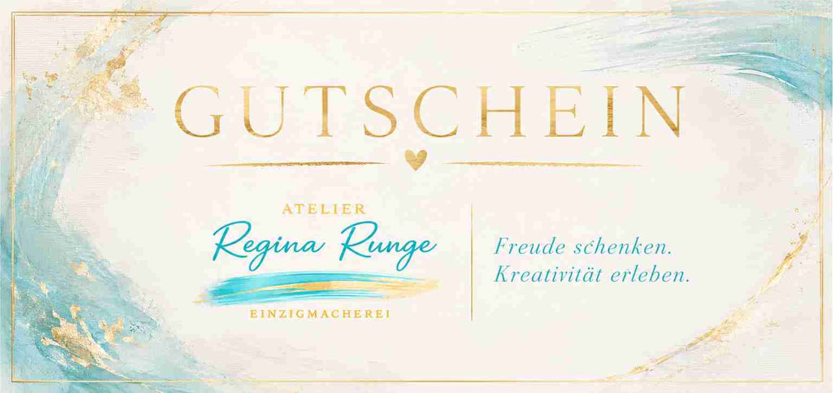 Gutschein für Workshops Atelier Einzigmacherei in Norderstedt.